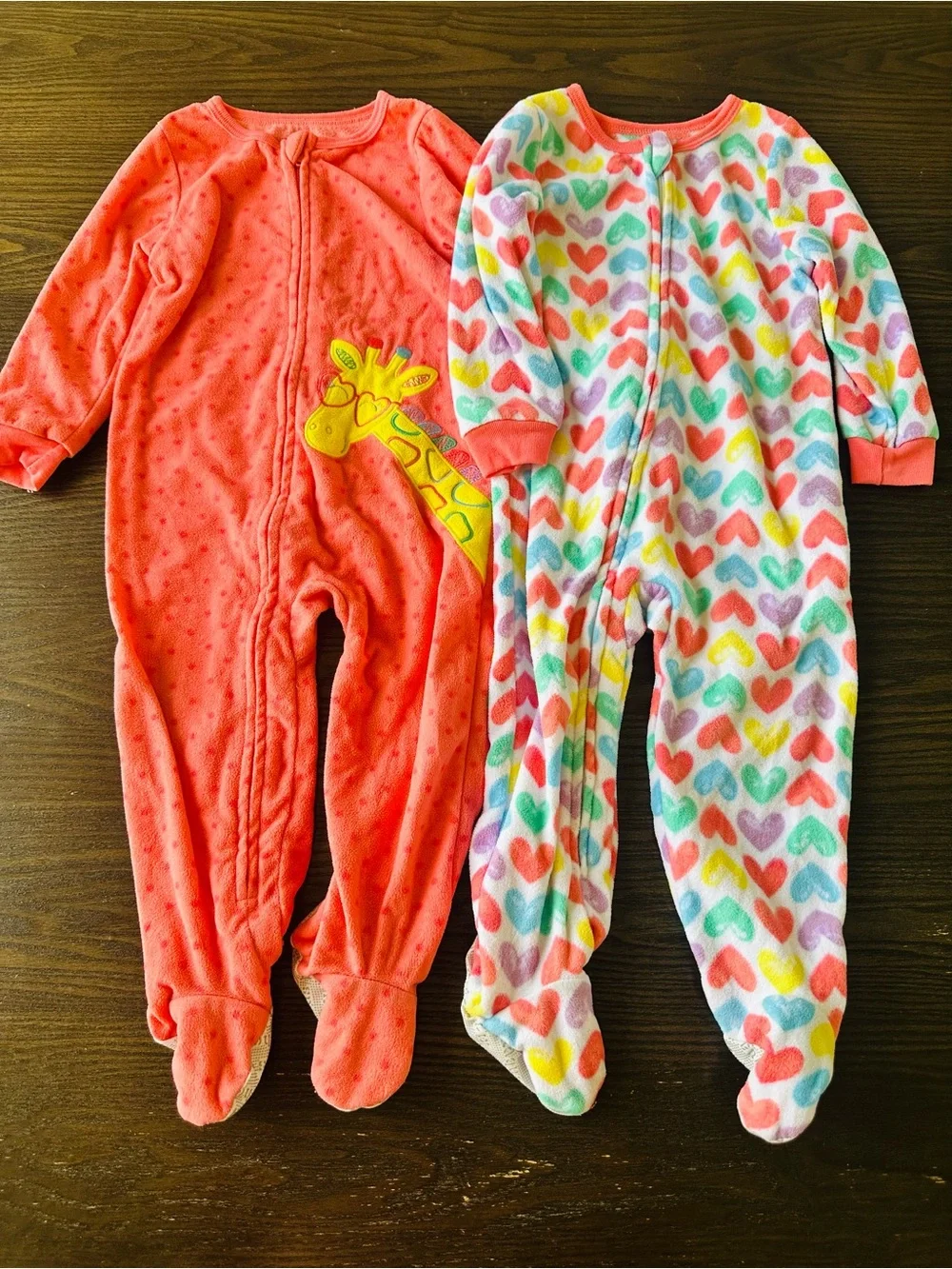 BIG LOT Baby Girl Mixed Pajamas Clothes - Size 18 Months